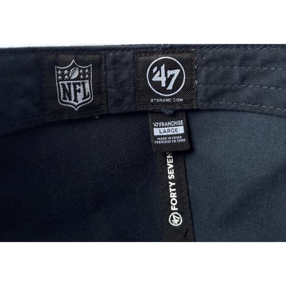 New England Patriots 47 BRAND NFL Classic Franchise Cap Hat Navy Size Large - Picture 6 of 6